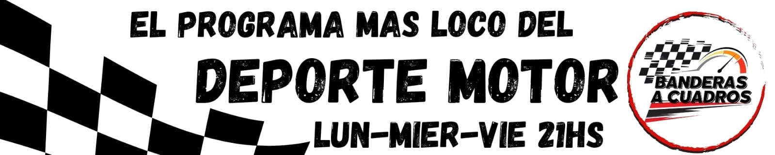 Banner del programa Deporte Motor